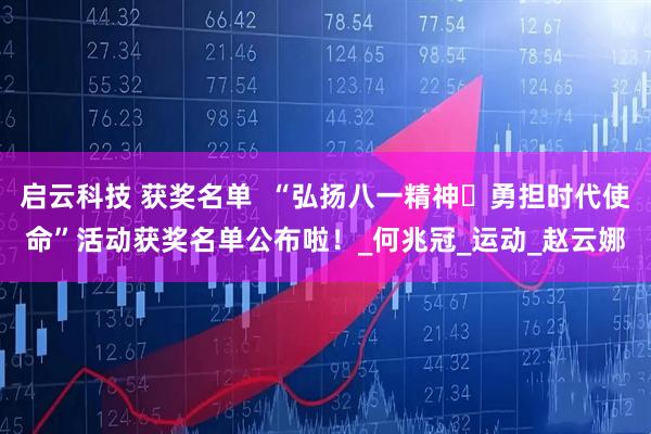 启云科技 获奖名单  “弘扬八一精神・勇担时代使命”活动获奖名单公布啦！_何兆冠_运动_赵云娜