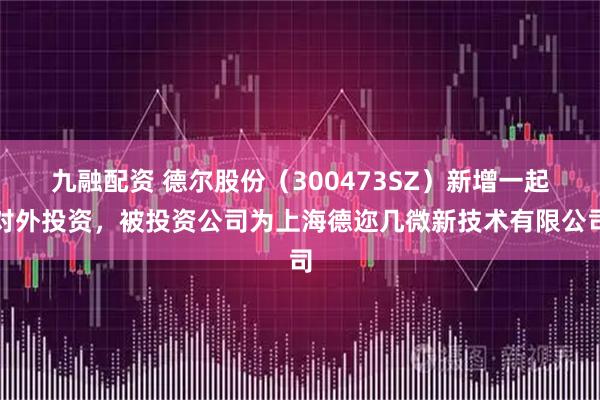 九融配资 德尔股份（300473SZ）新增一起对外投资，被投资公司为上海德迩几微新技术有限公司